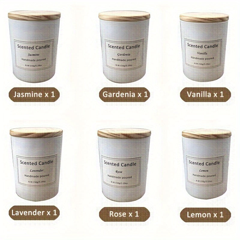 Scented, Smokeless Candles, 45 Hours Burning Time
