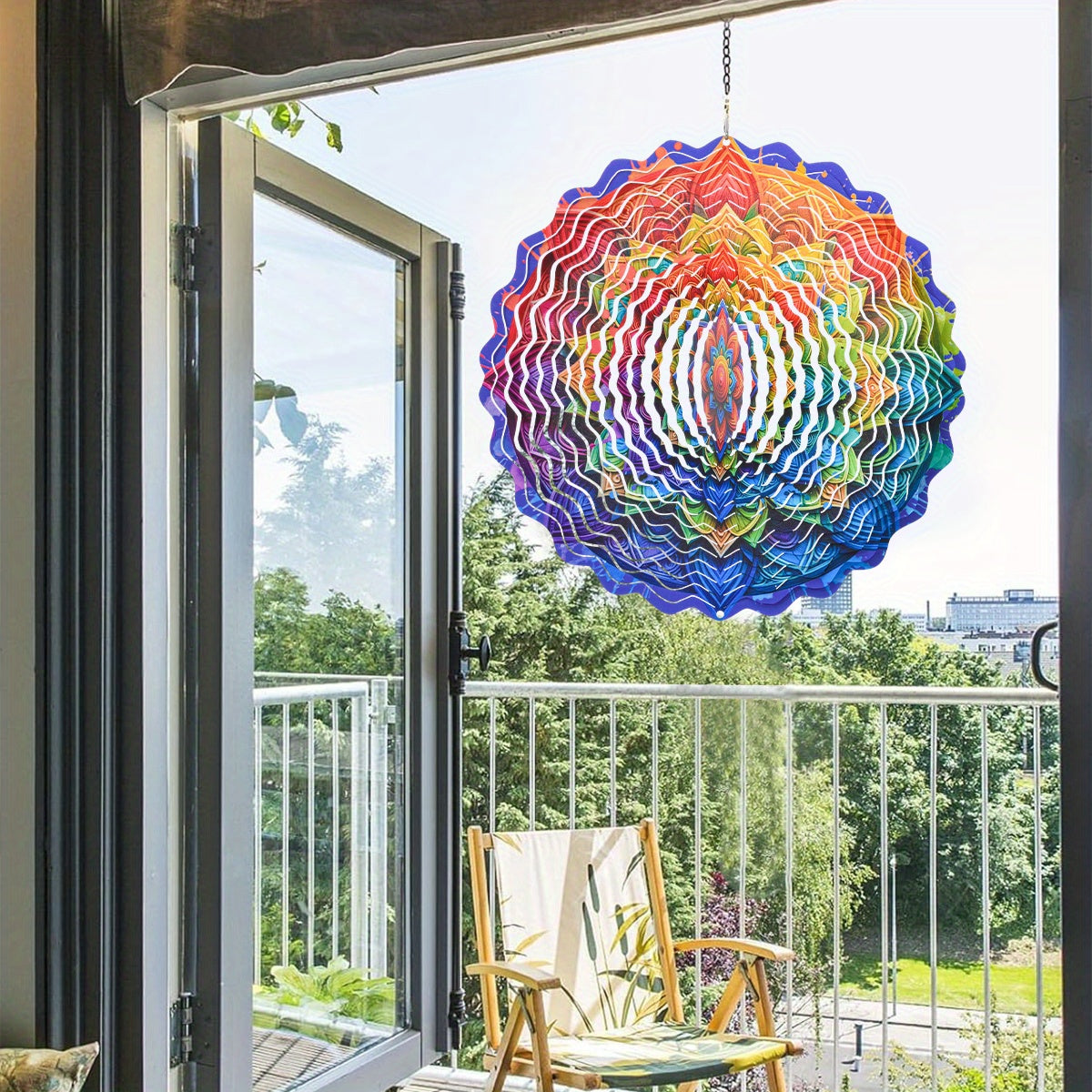 3D Mandala Wind Spinner