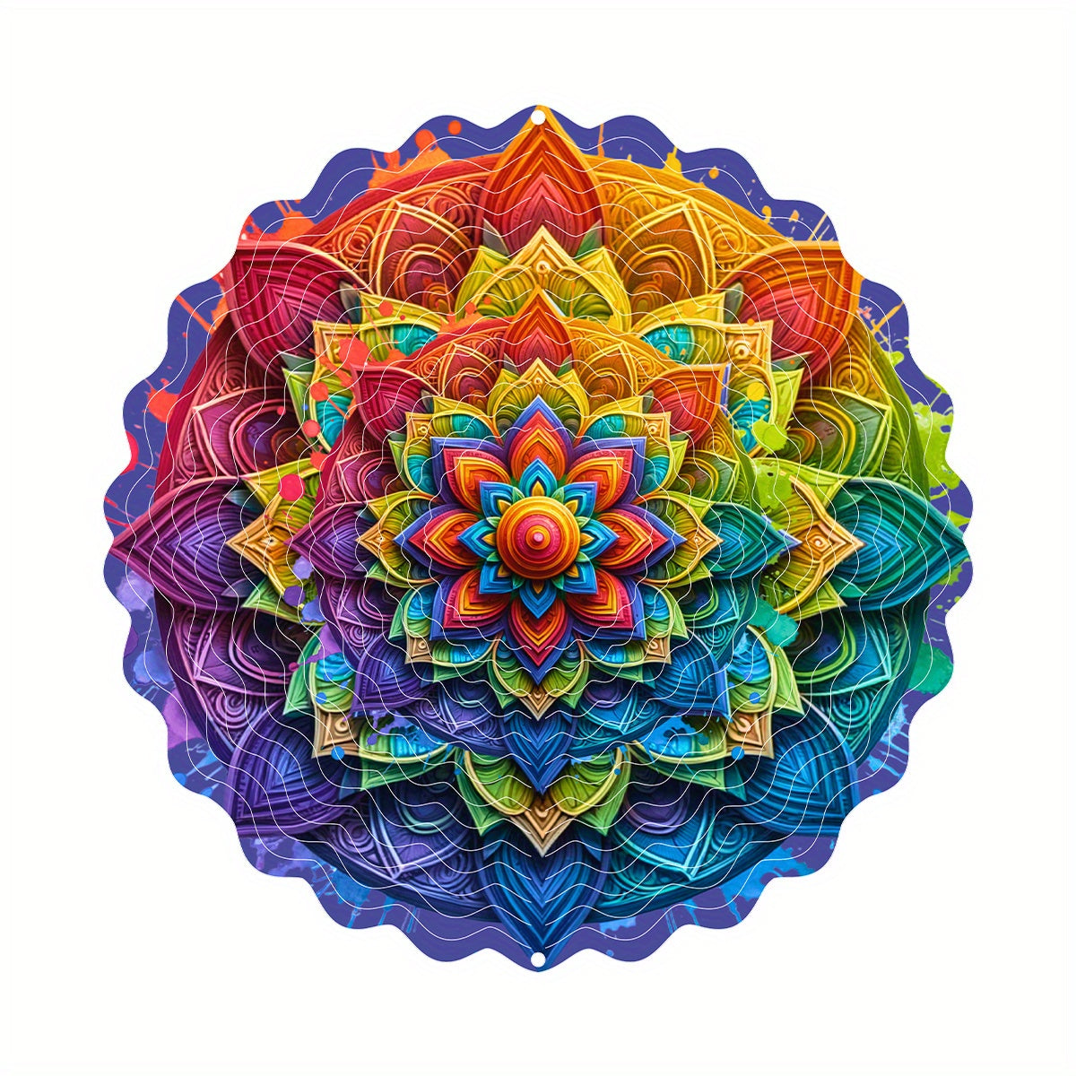 3D Mandala Wind Spinner