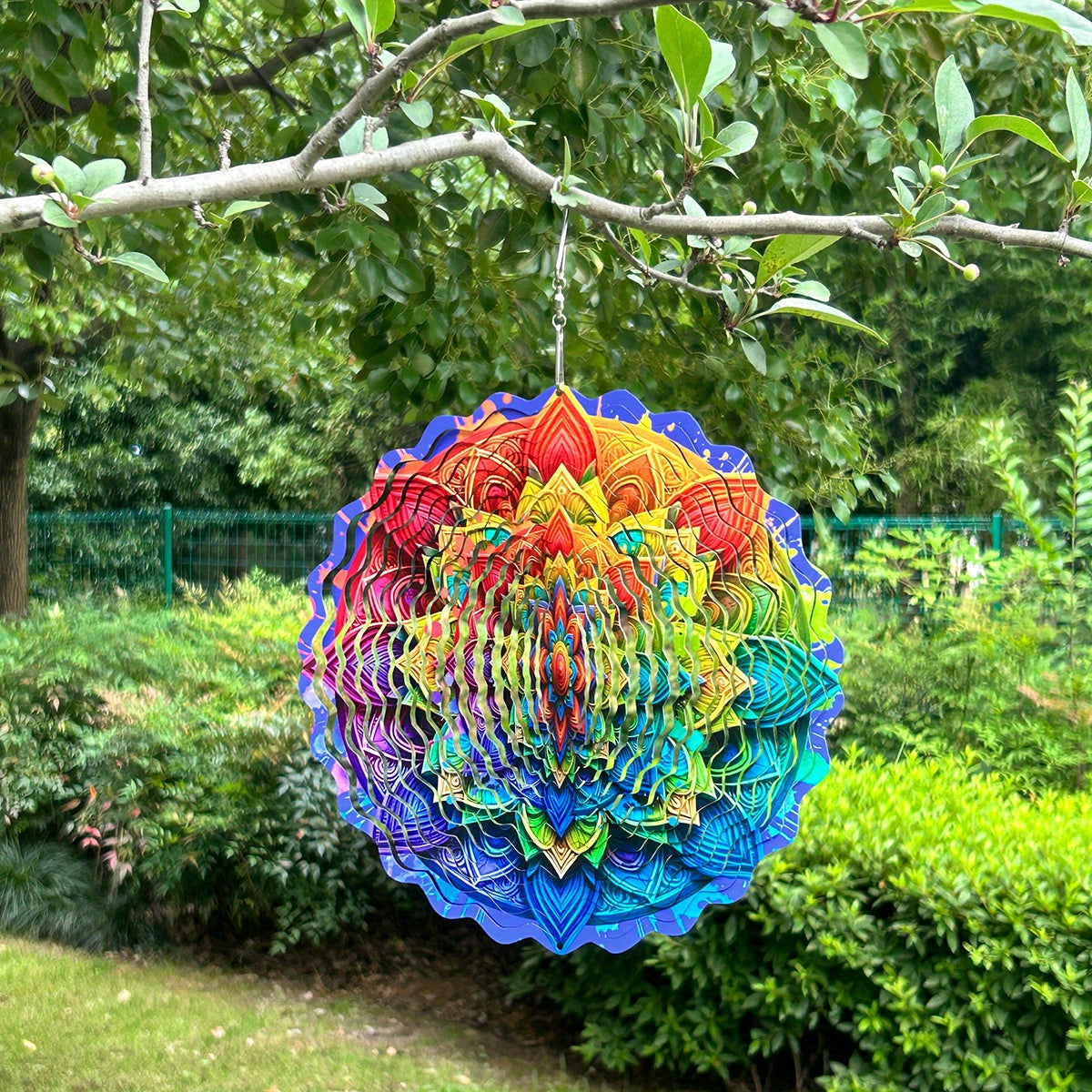 3D Mandala Wind Spinner