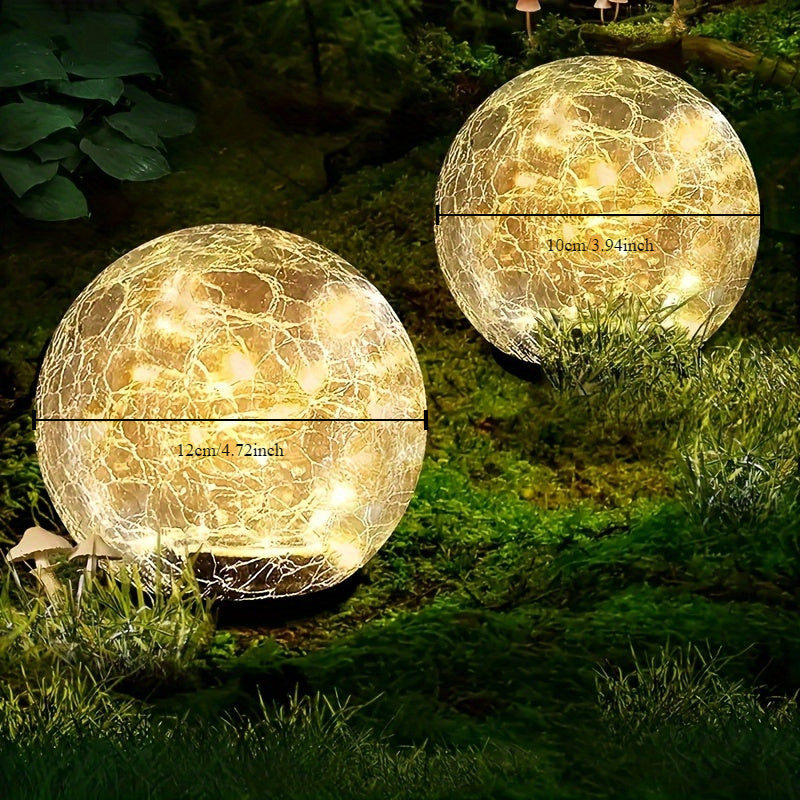 4pcs Solar Globe Lights