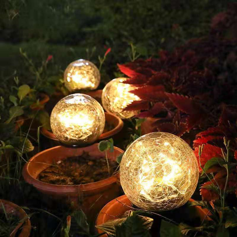 4pcs Solar Globe Lights