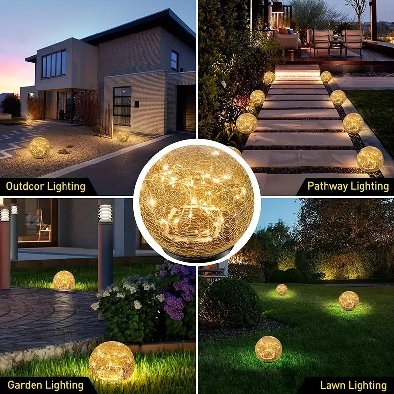 4pcs Solar Globe Lights
