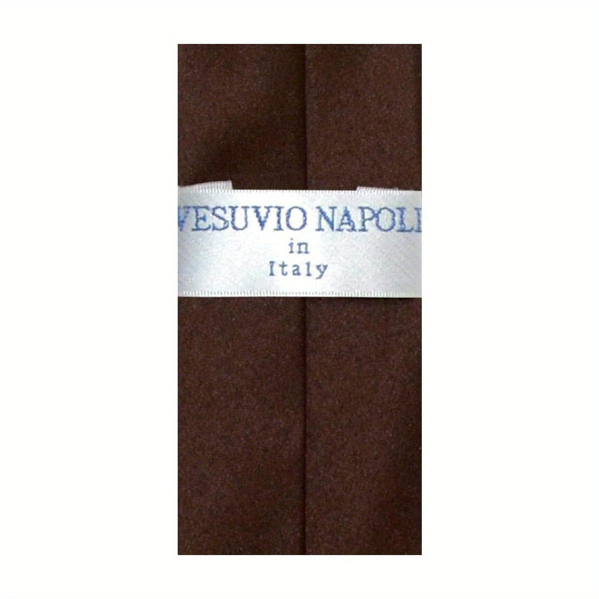 Boys' Clip-On Necktie - Solid Chocolate Brown