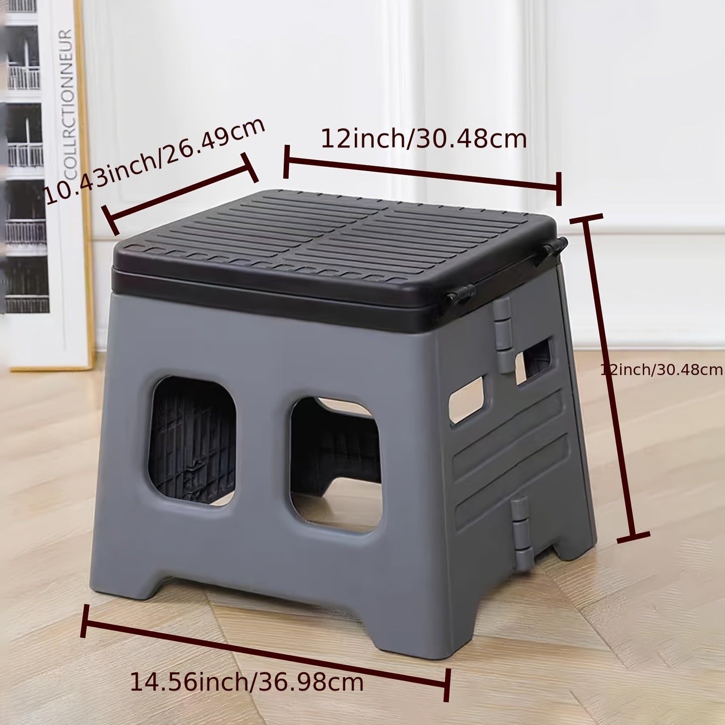 Portable Folding Emergency Toilet With Lid