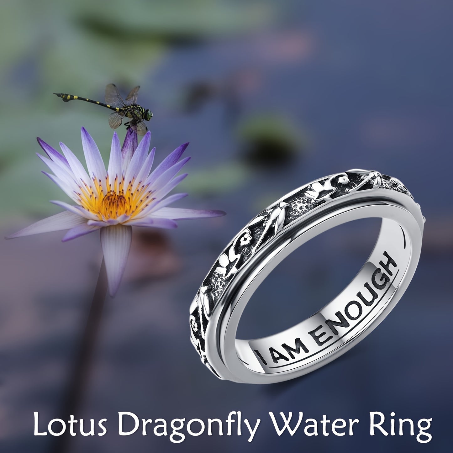 Anxiety Relief Spindle Ring for Men and Women