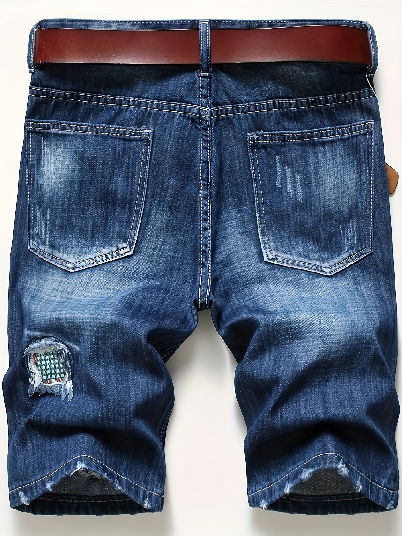 Men's Denim Ripped Shorts