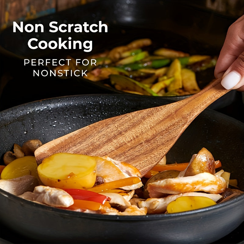 10pcs Non-stick Teak Cookware Set