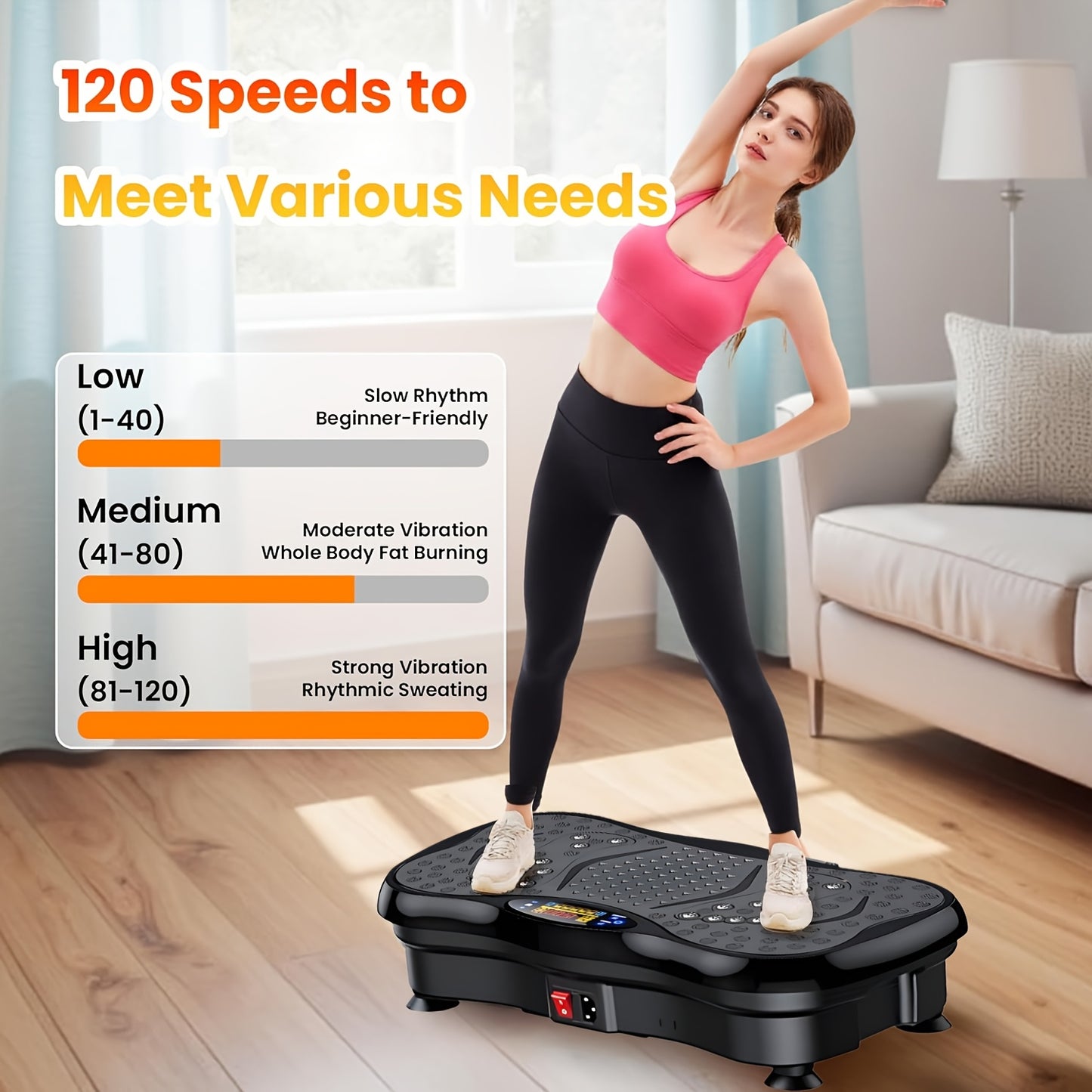 Vibration Plate Exercise Machine