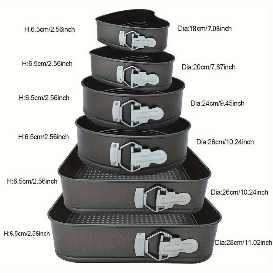 6pcs Cake Pan Set