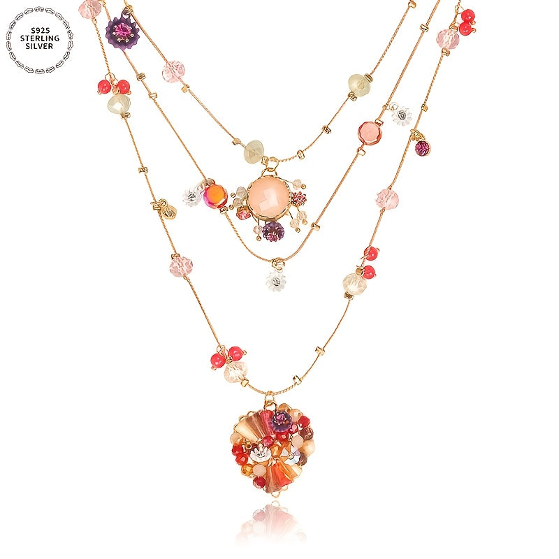 Pure Handmade Multi-layer Love Beaded Necklace