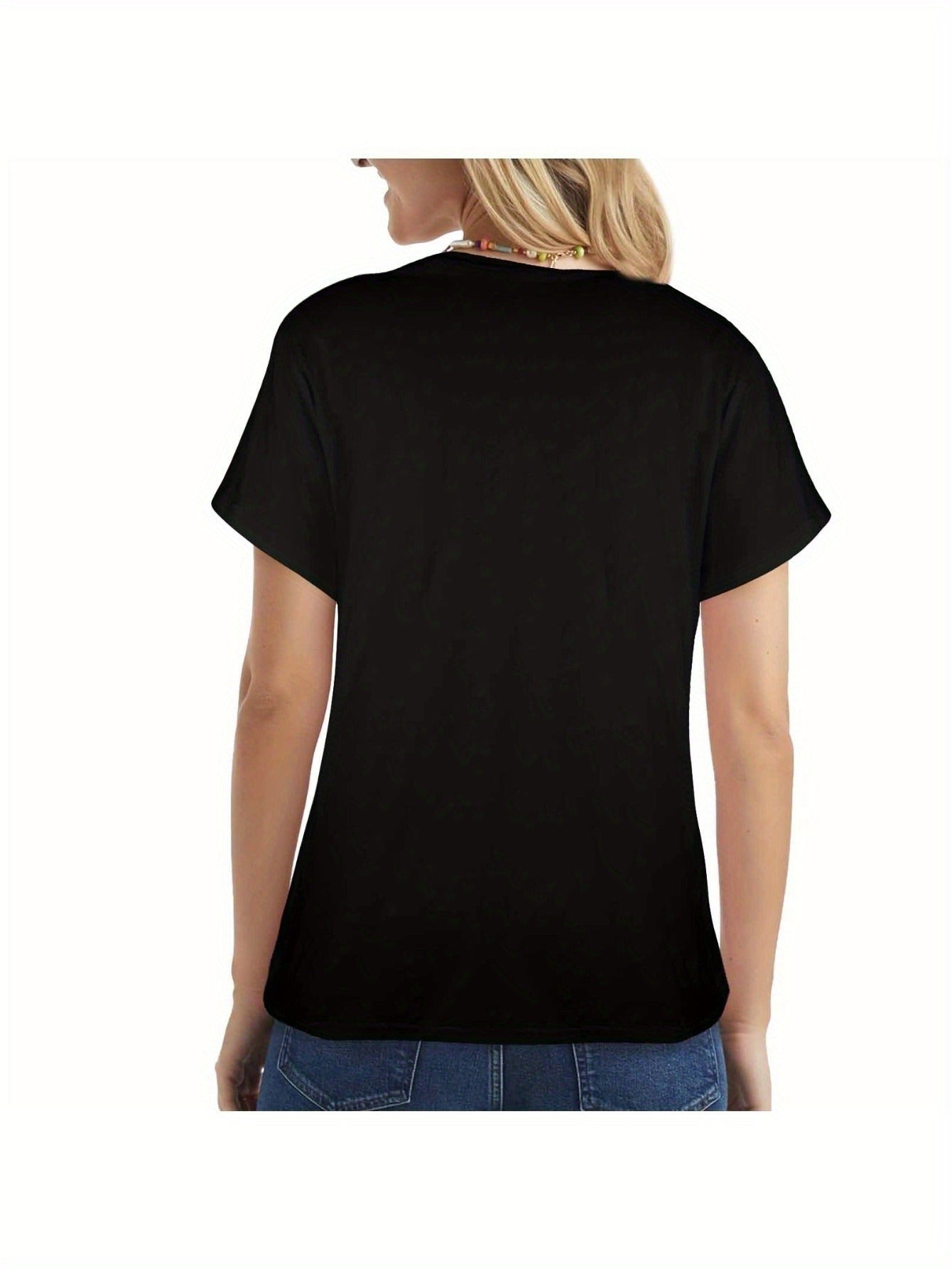 Butterfly & Peony Print T-Shirt