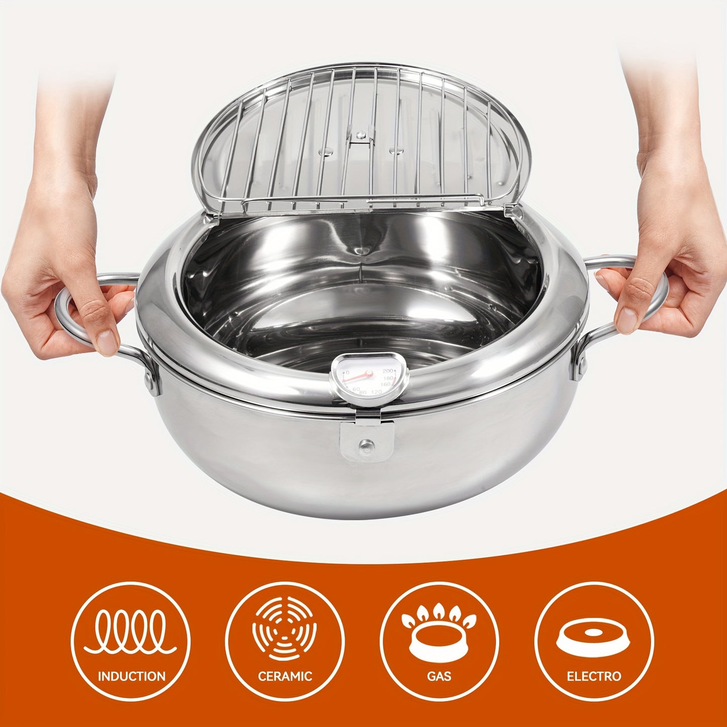 Stainless Steel Deep Frying Pot