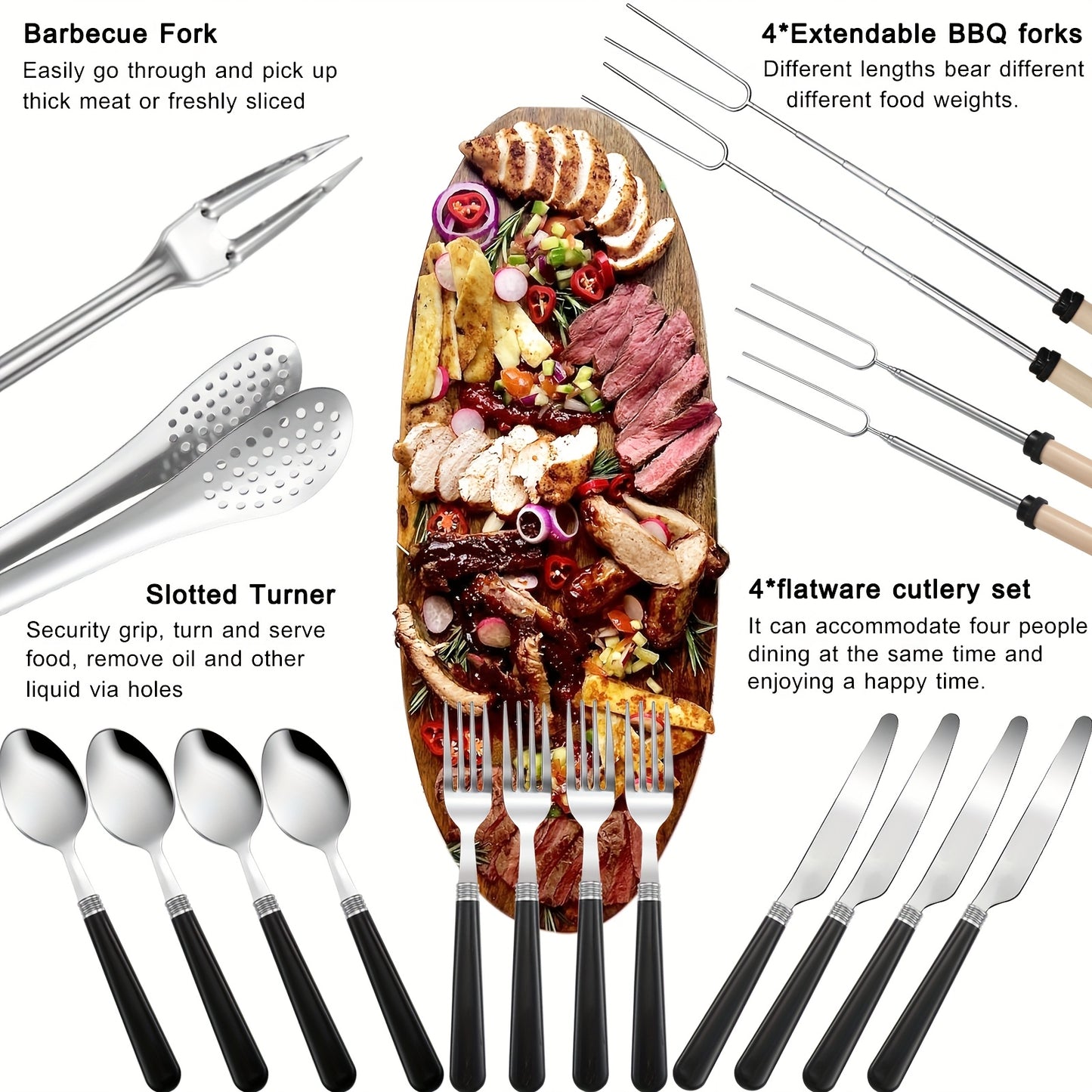 Portable Camping Kitchen Utensil Set-31pcs