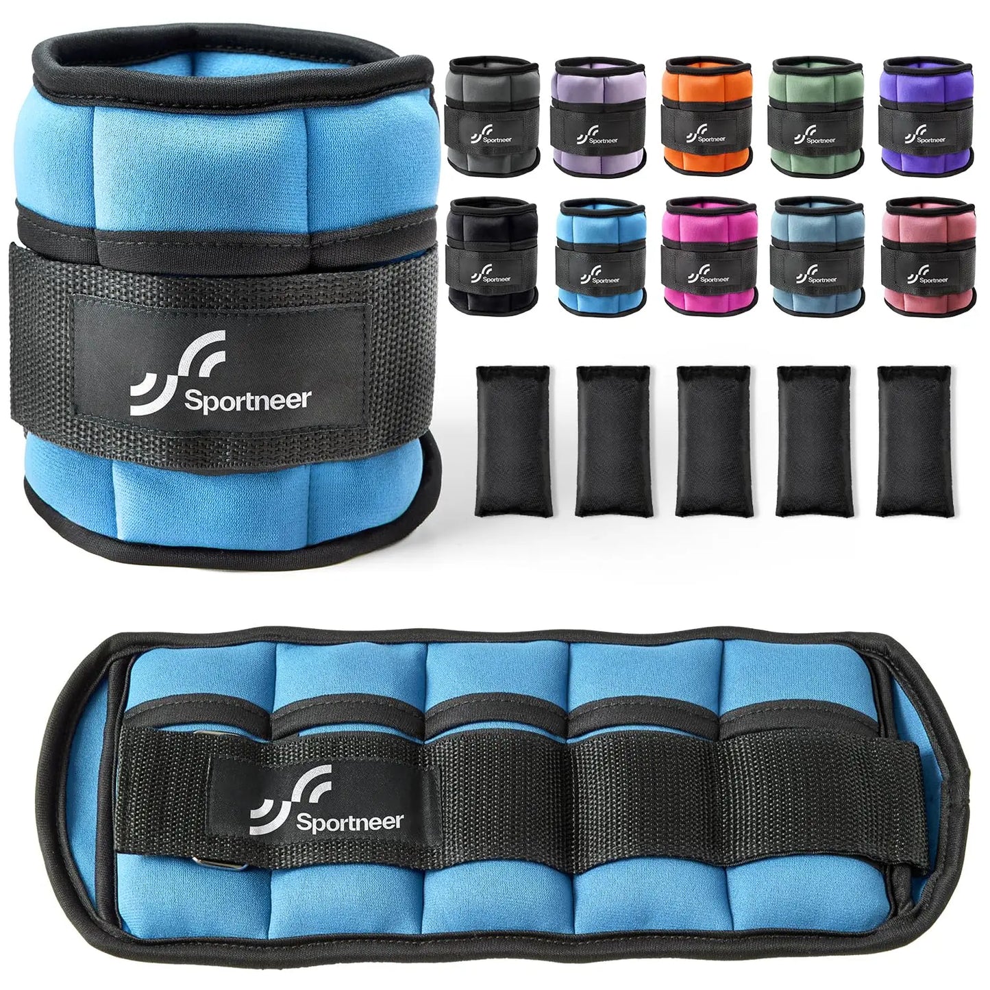 Sportneer Adjustable Ankle Weights