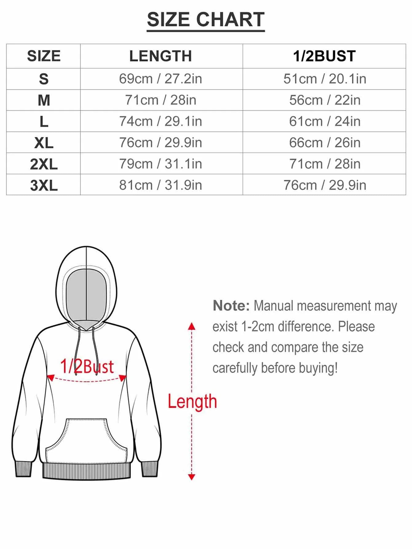 Long-sleeved hoodies