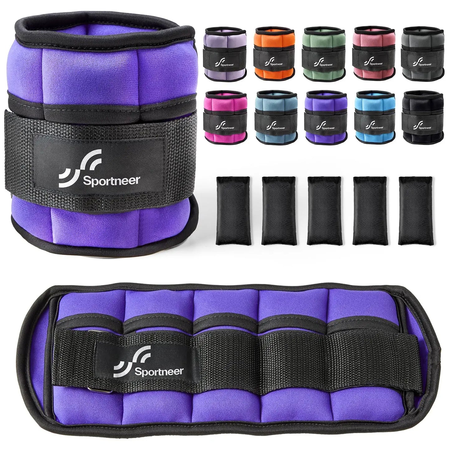 Sportneer Adjustable Ankle Weights