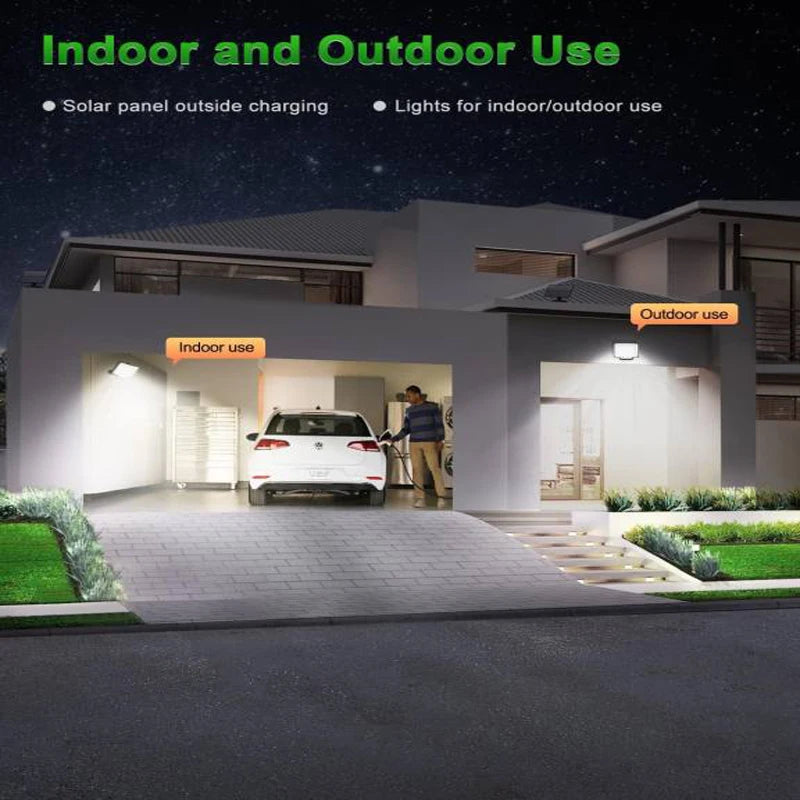 Solar LED Motion Sensor Light with Remote