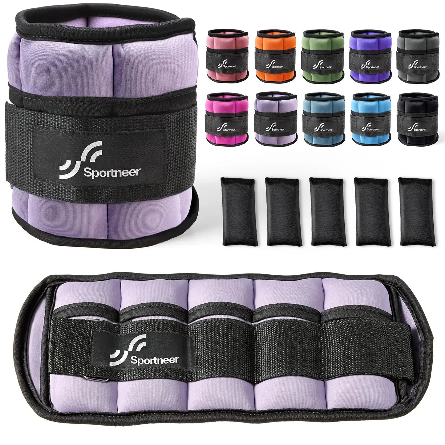 Sportneer Adjustable Ankle Weights