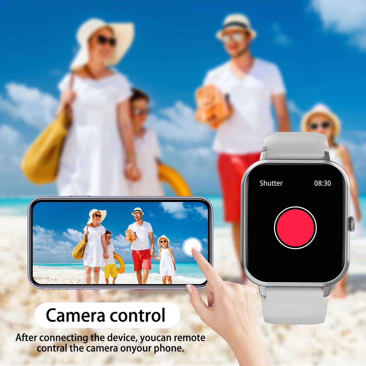 Smart watch, multi -Sport mode, for iPhone/Android