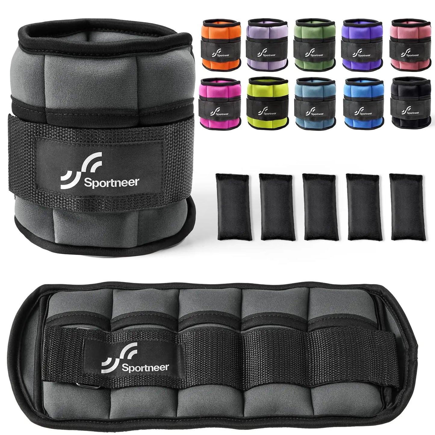 Sportneer Adjustable Ankle Weights