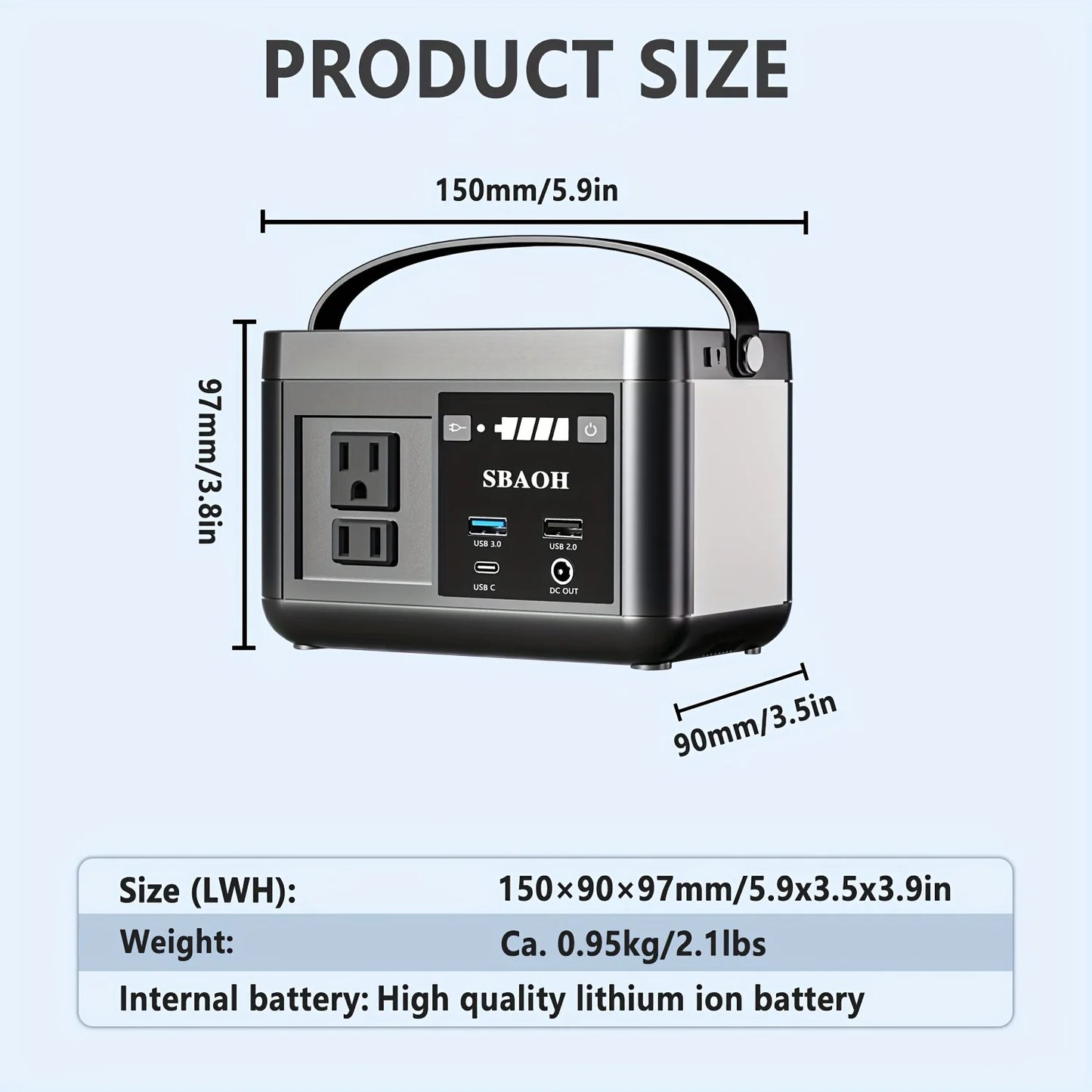 Solar Generator for Travel and Camping