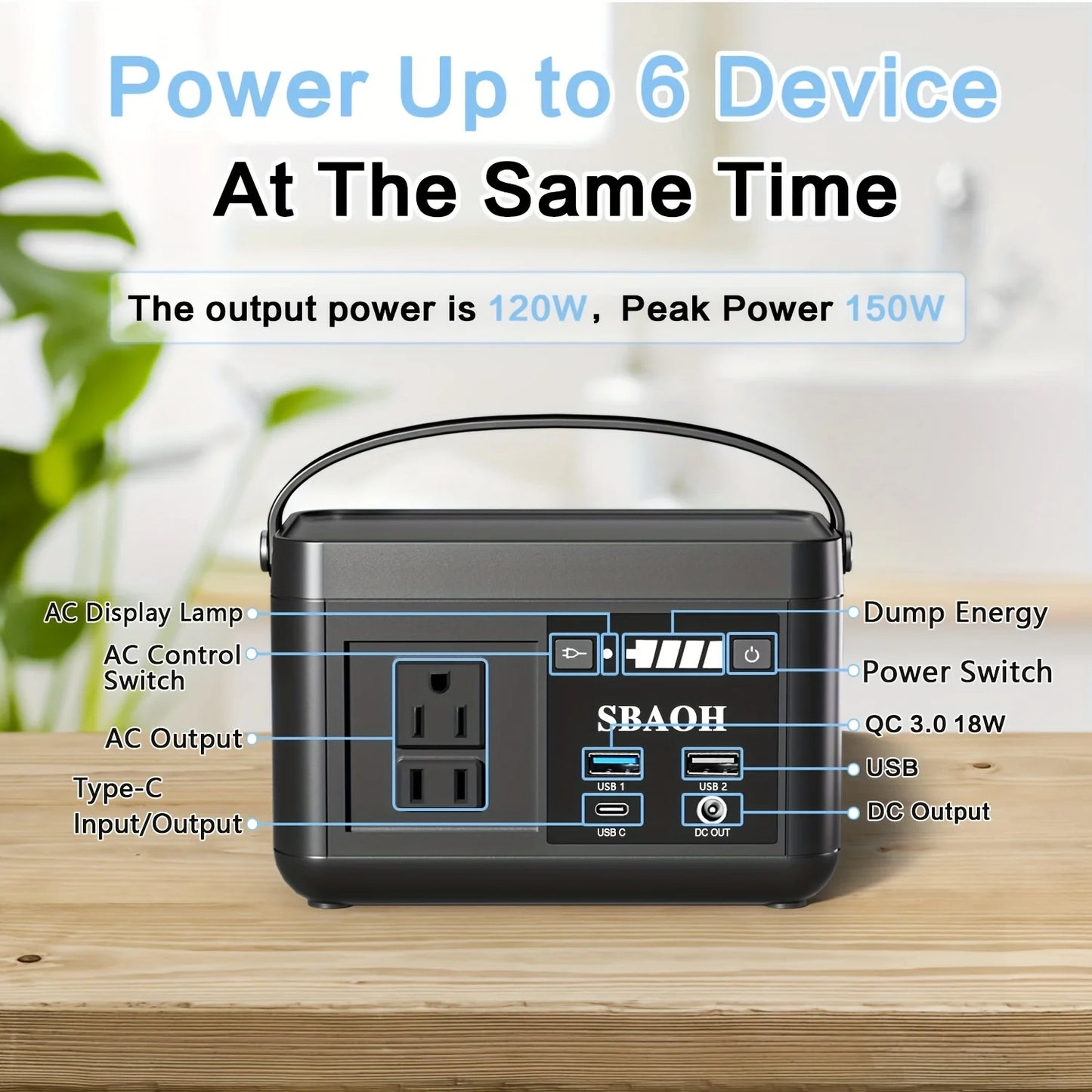 Solar Generator for Travel and Camping