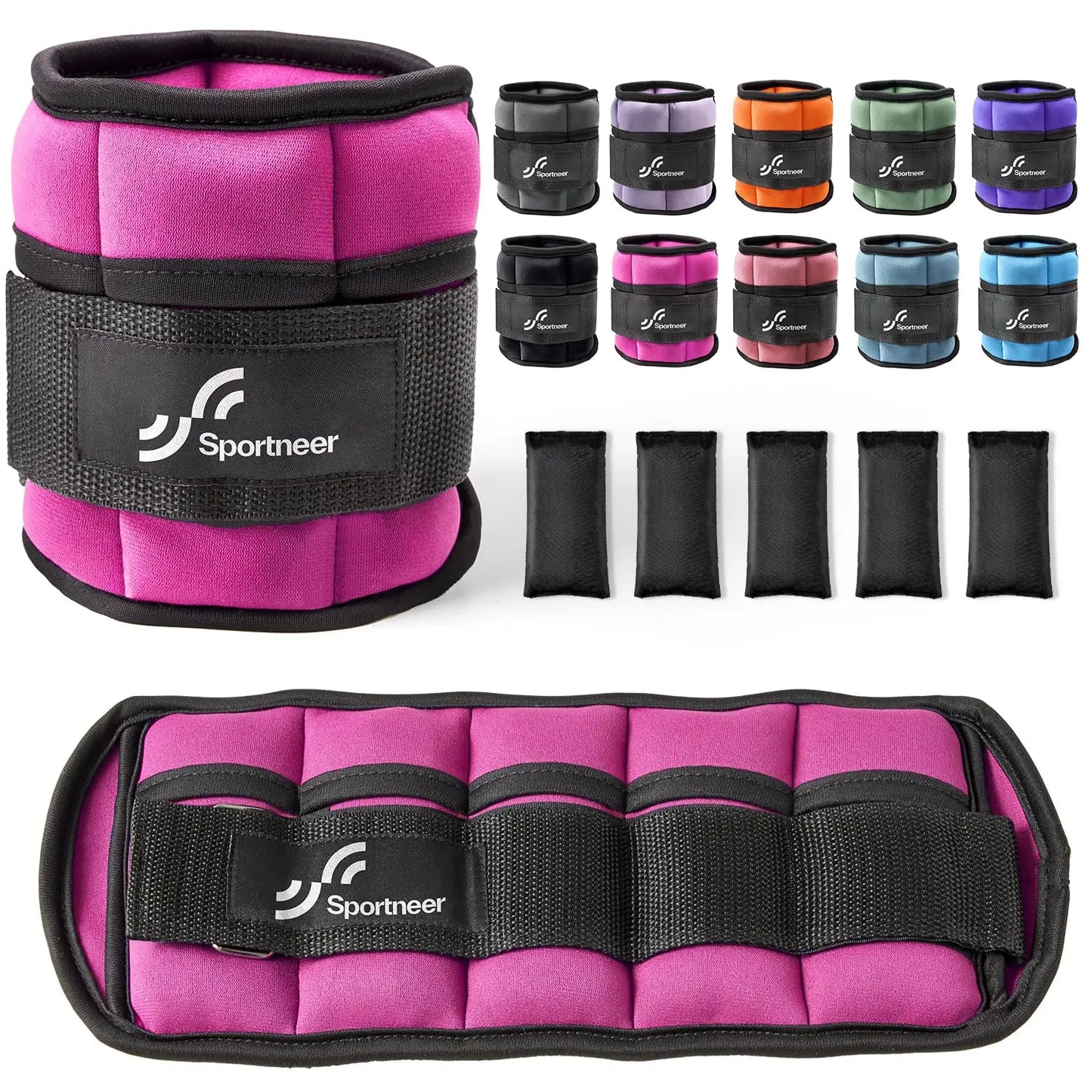Sportneer Adjustable Ankle Weights