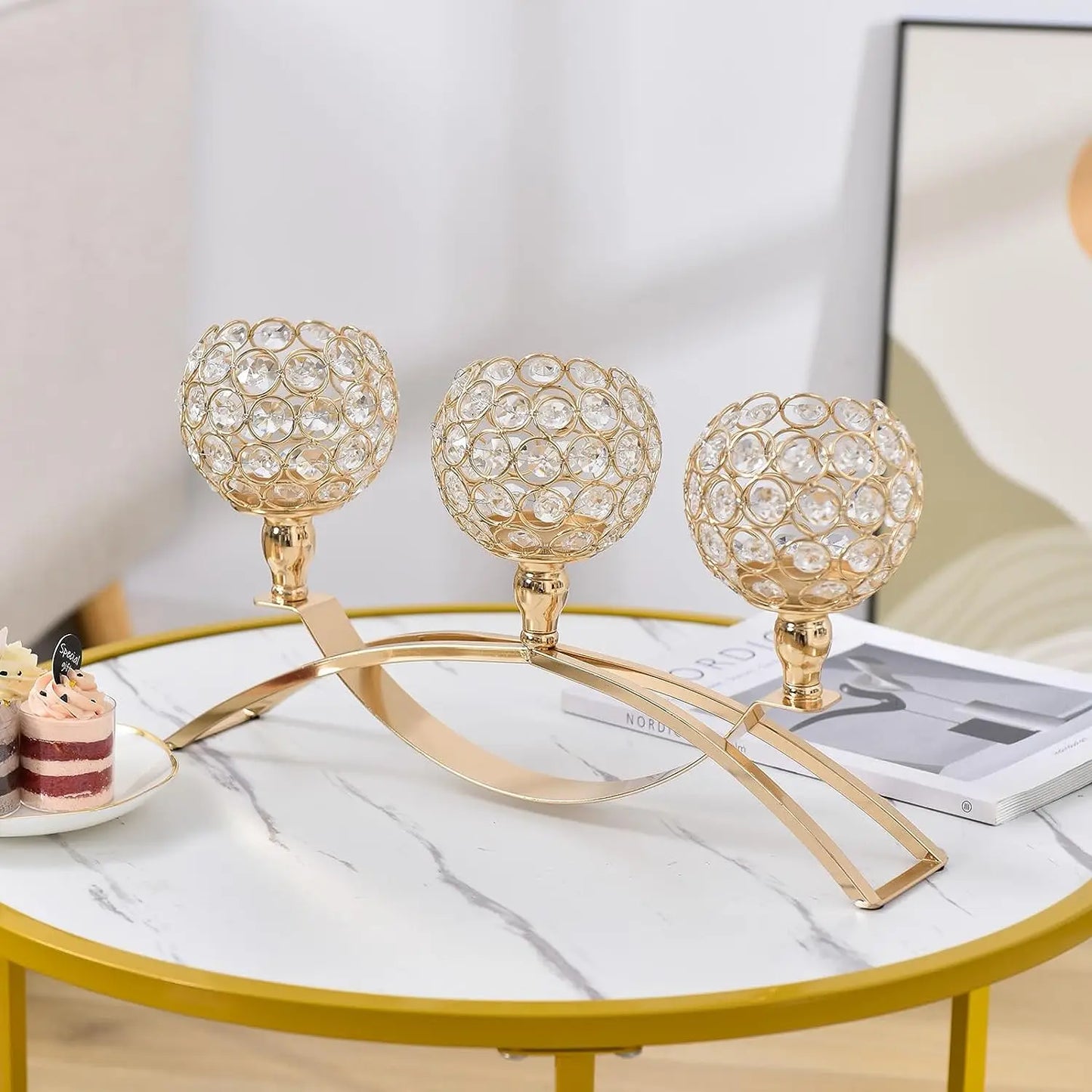 Crystal Table Candelabra