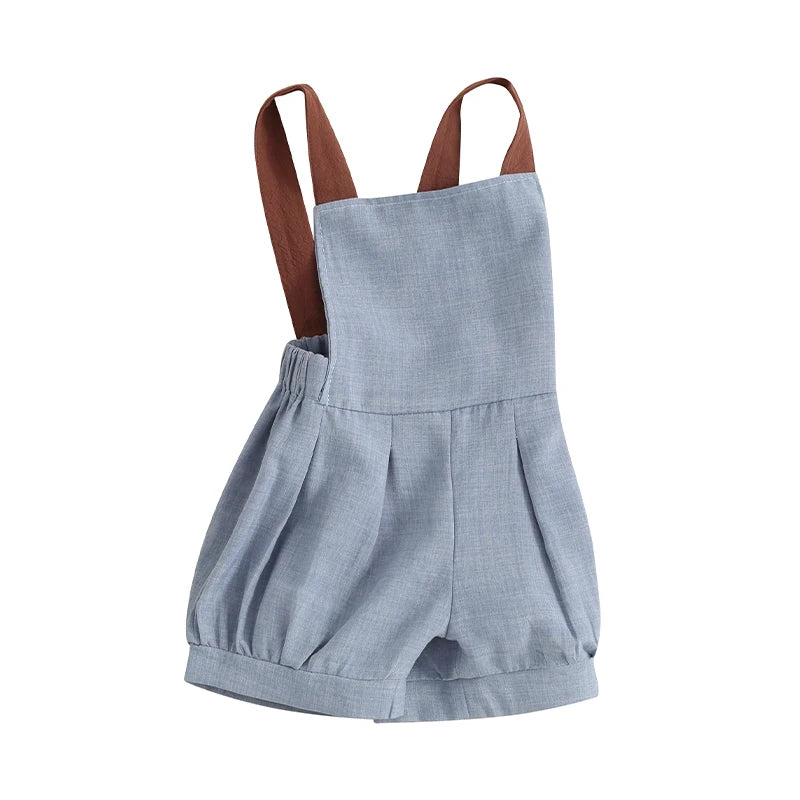 Infant Boys Denim Overalls