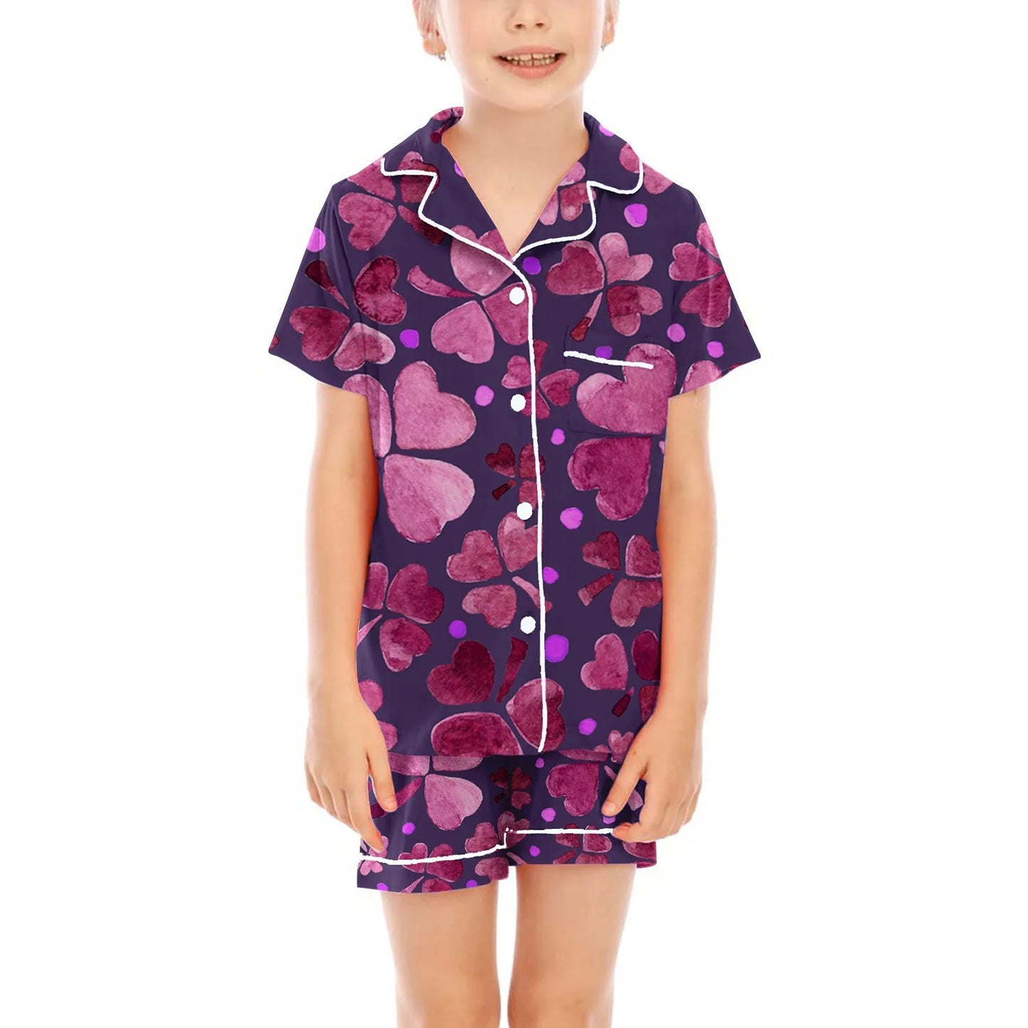 Children's Short-sleeved Shirt Suit