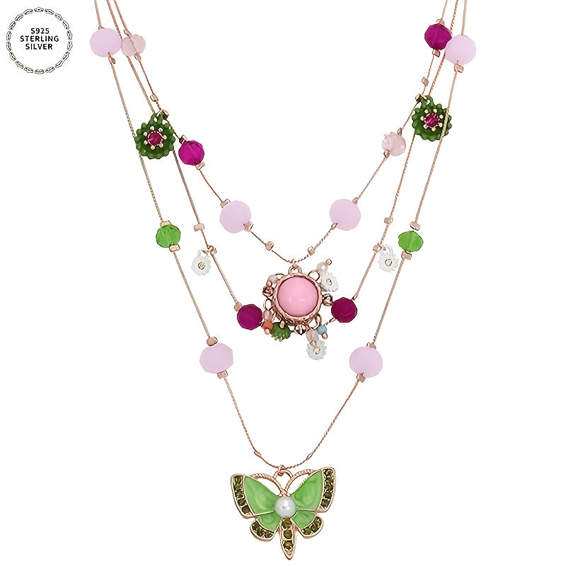 Pure Handmade Multi-layer Love Beaded Necklace