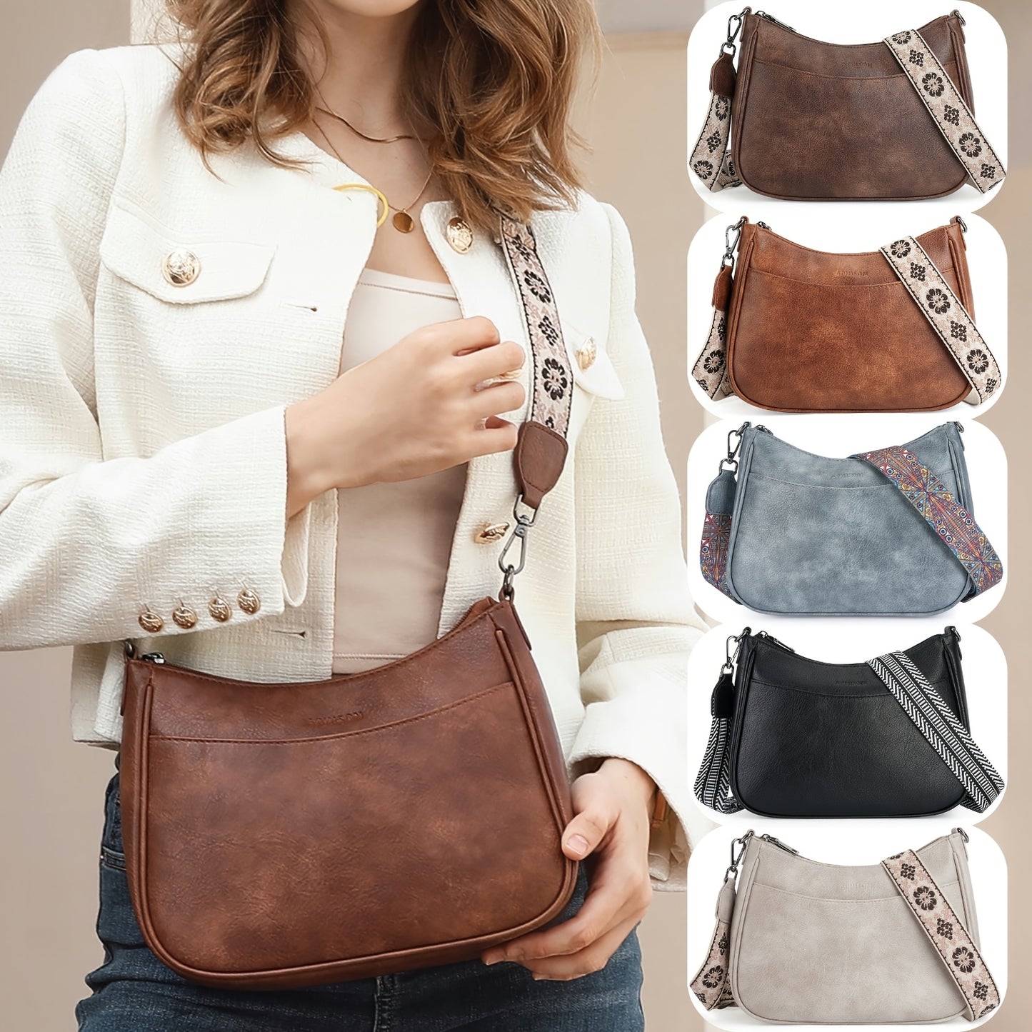 Stylish Vintage Crossbody Bag
