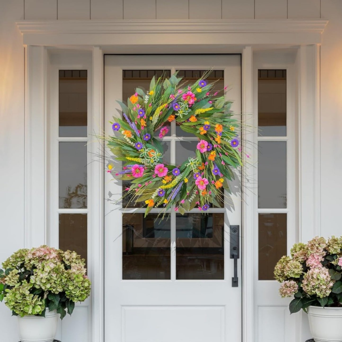 24 Inch Vibrant Spring Summer Wreath