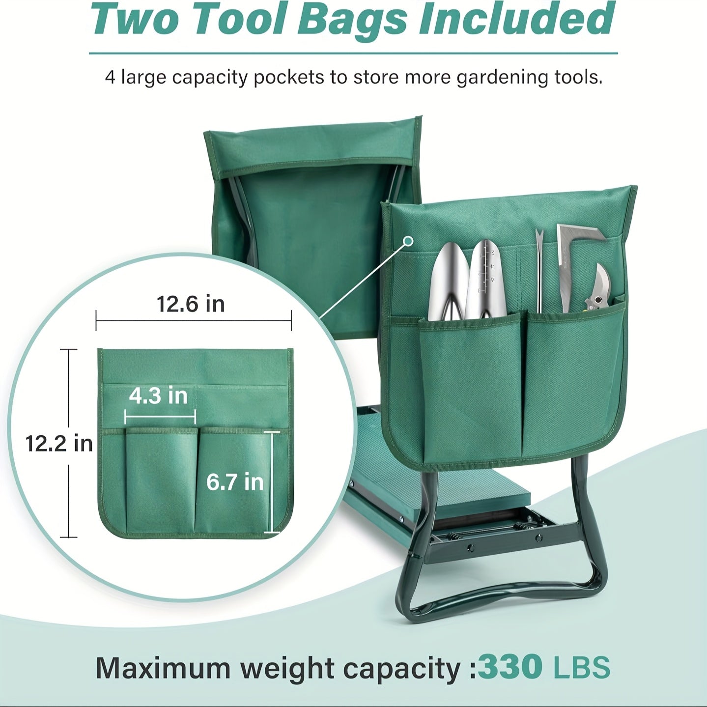 Deluxe Foldable Garden Kneeler or Seat