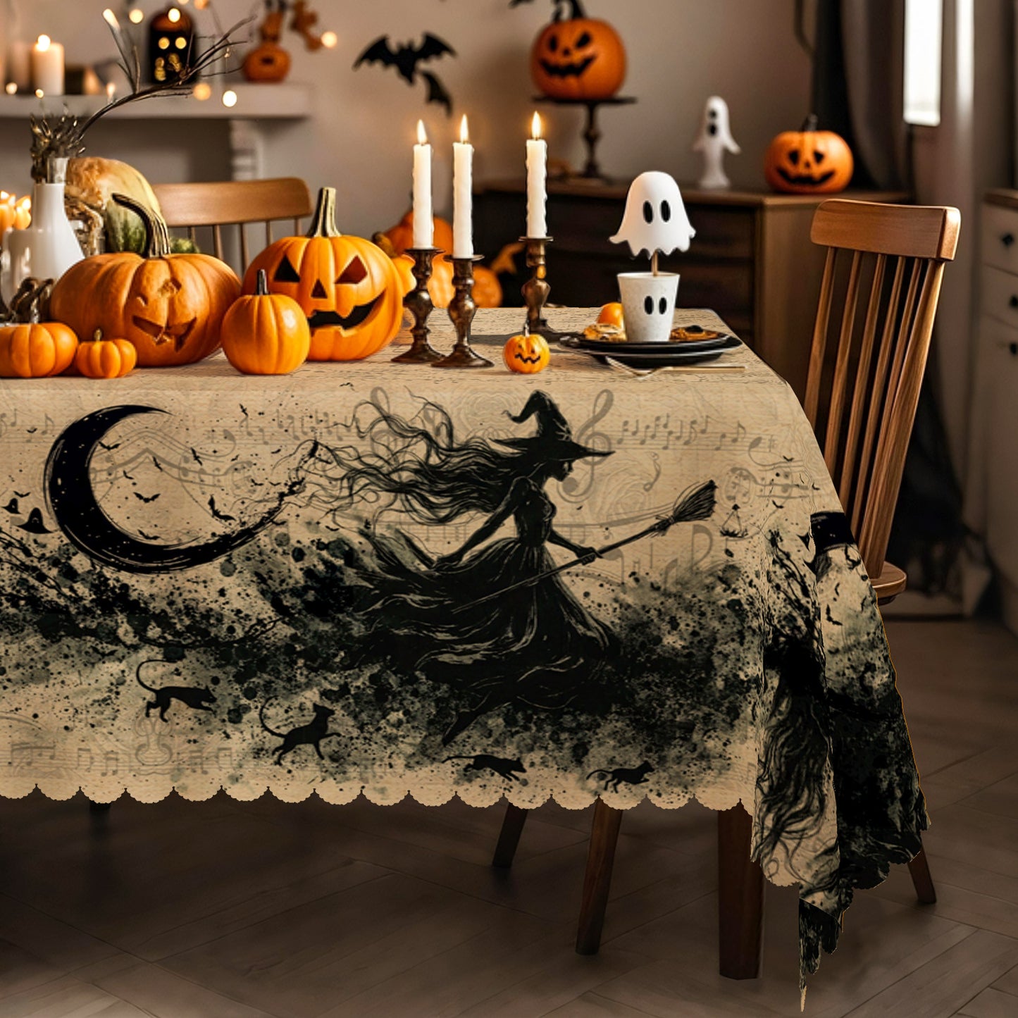 Spooky Halloween Tablecloth