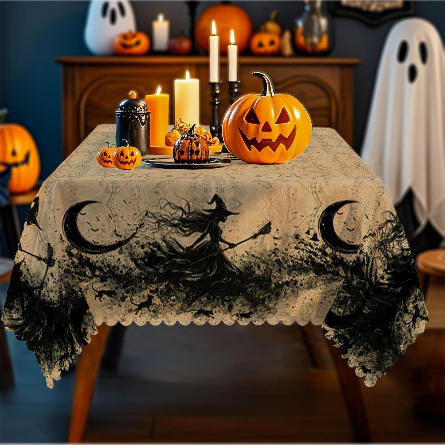 Spooky Halloween Tablecloth