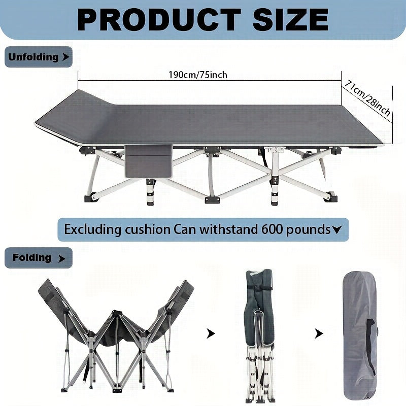 75-Inch Outdoor Folding Bed