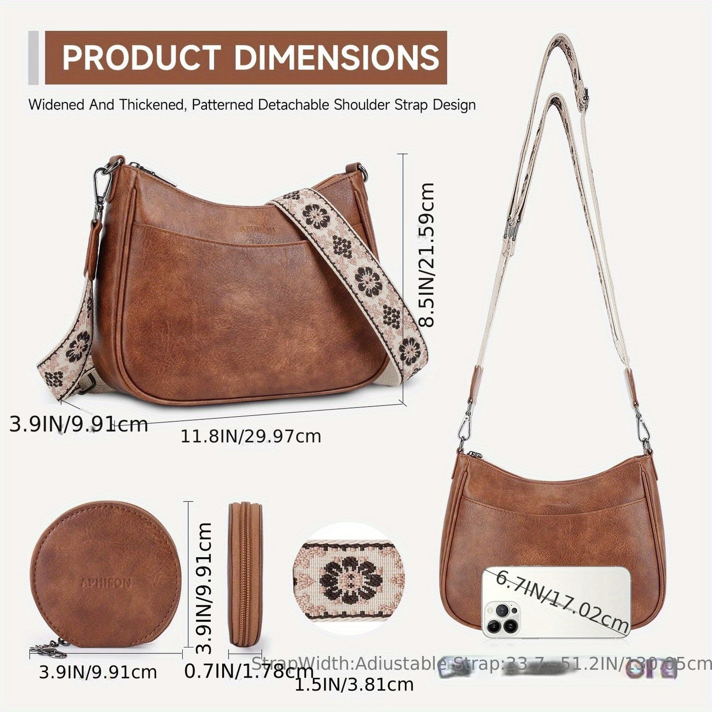 Stylish Vintage Crossbody Bag