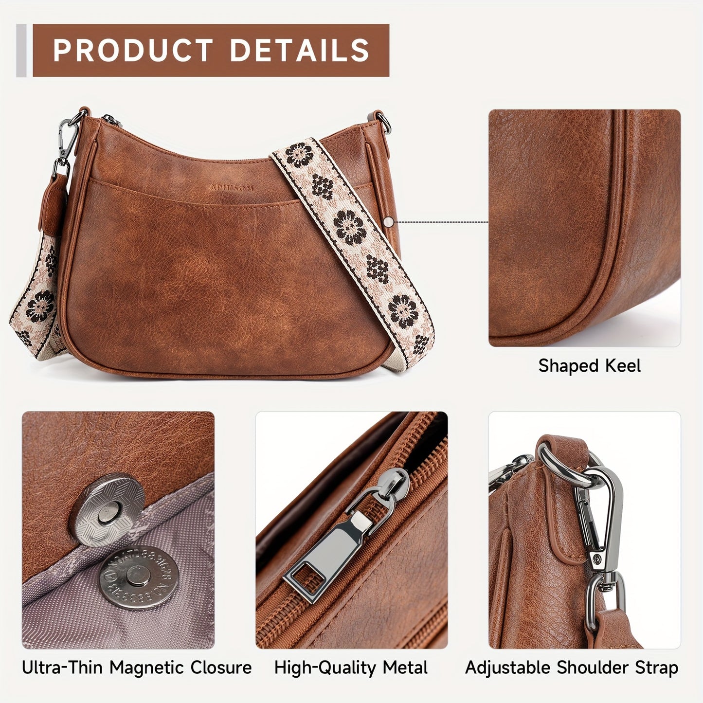 Stylish Vintage Crossbody Bag