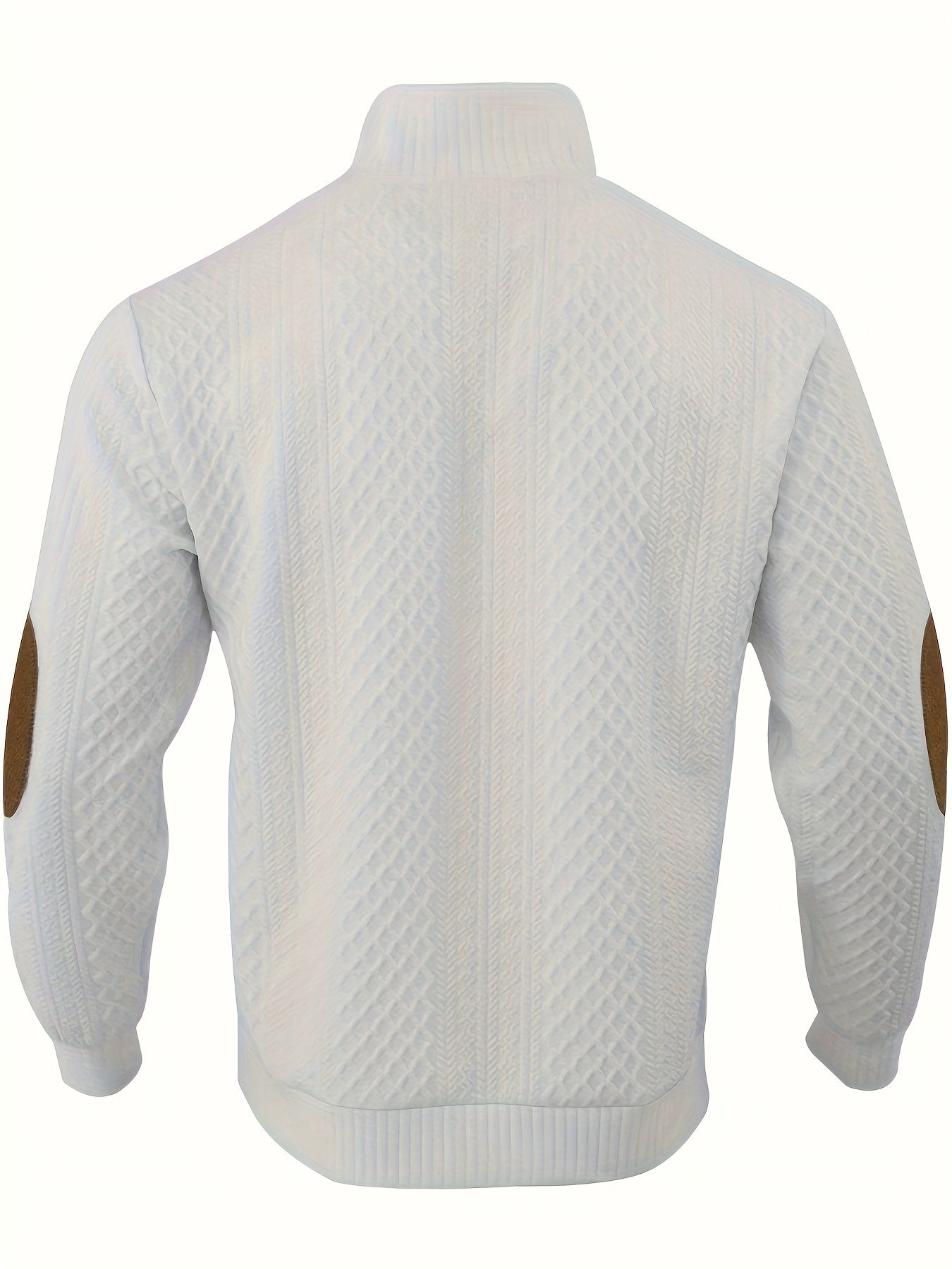 Men's Stand Collar Long Sleeve Sweater
