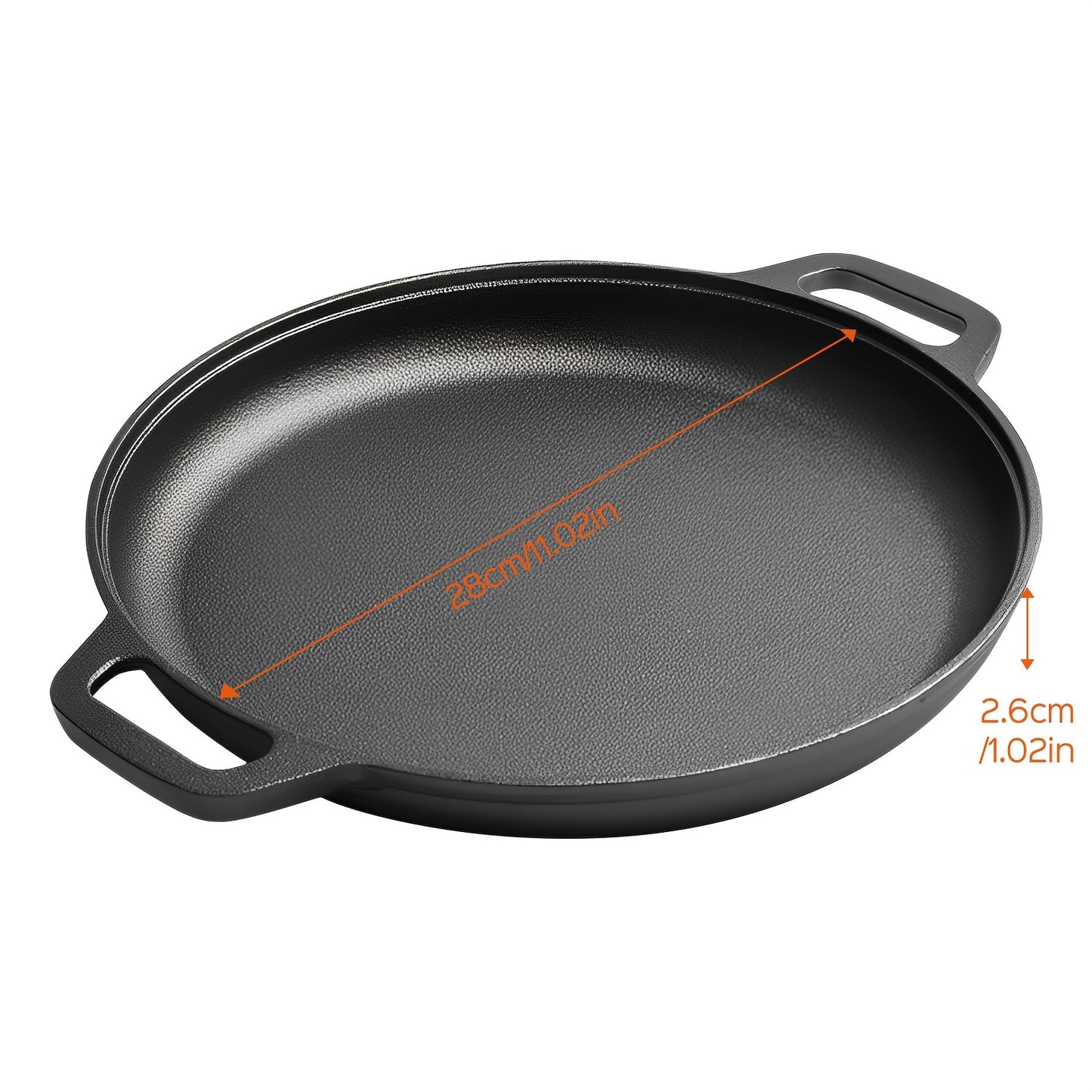 Pre Seasoned 11 inch Cast Iron Skillet