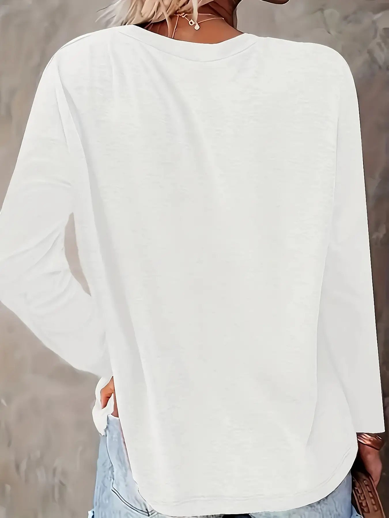 Gothic Witch & Broom Print Long Sleeve T-Shirt