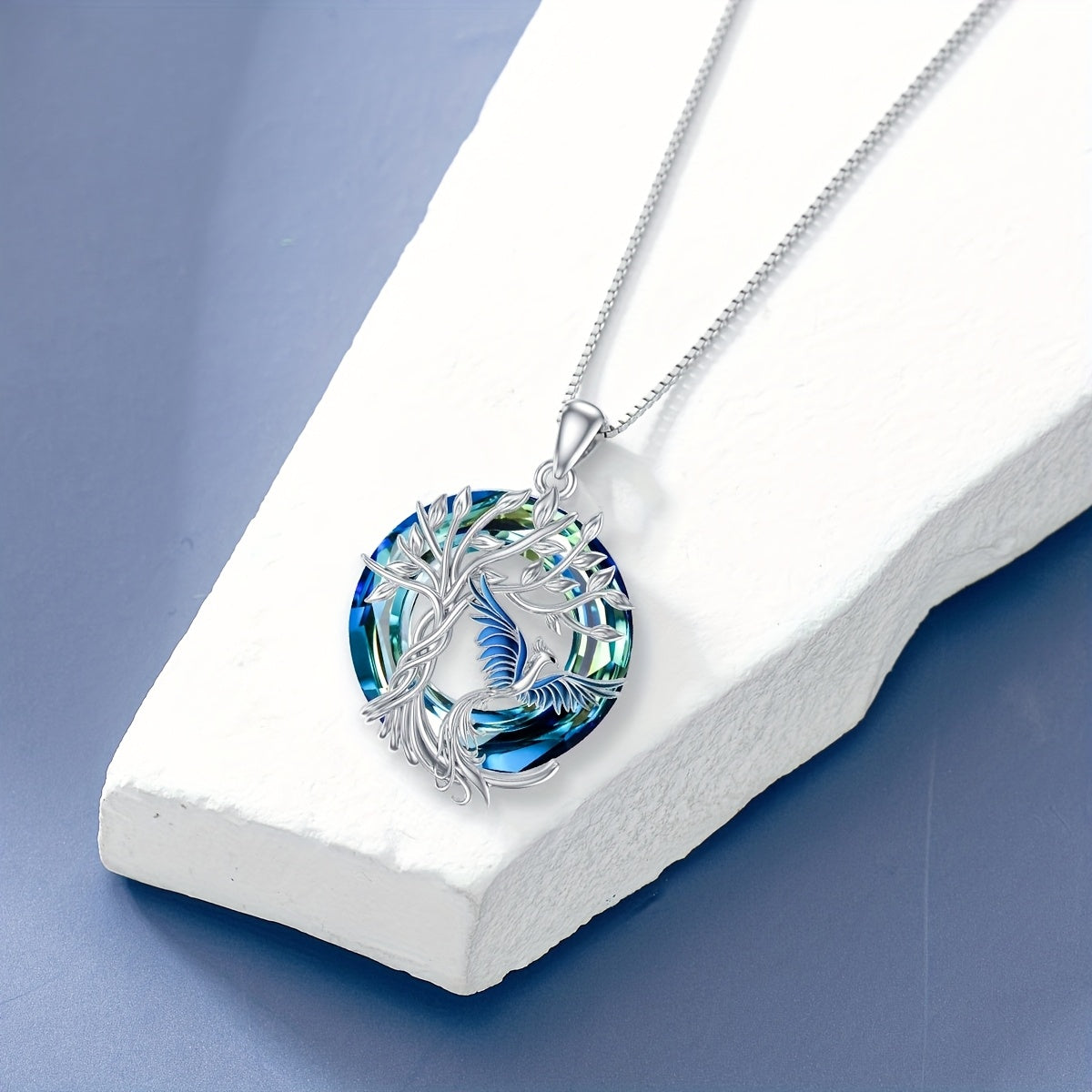 925 Sterling Silvery Phoenix Pendant