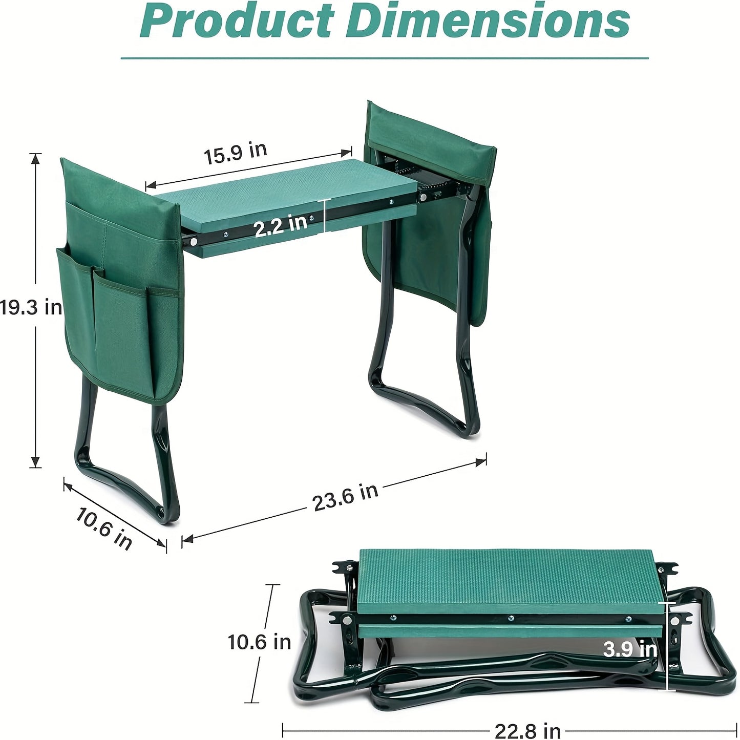 Deluxe Foldable Garden Kneeler or Seat