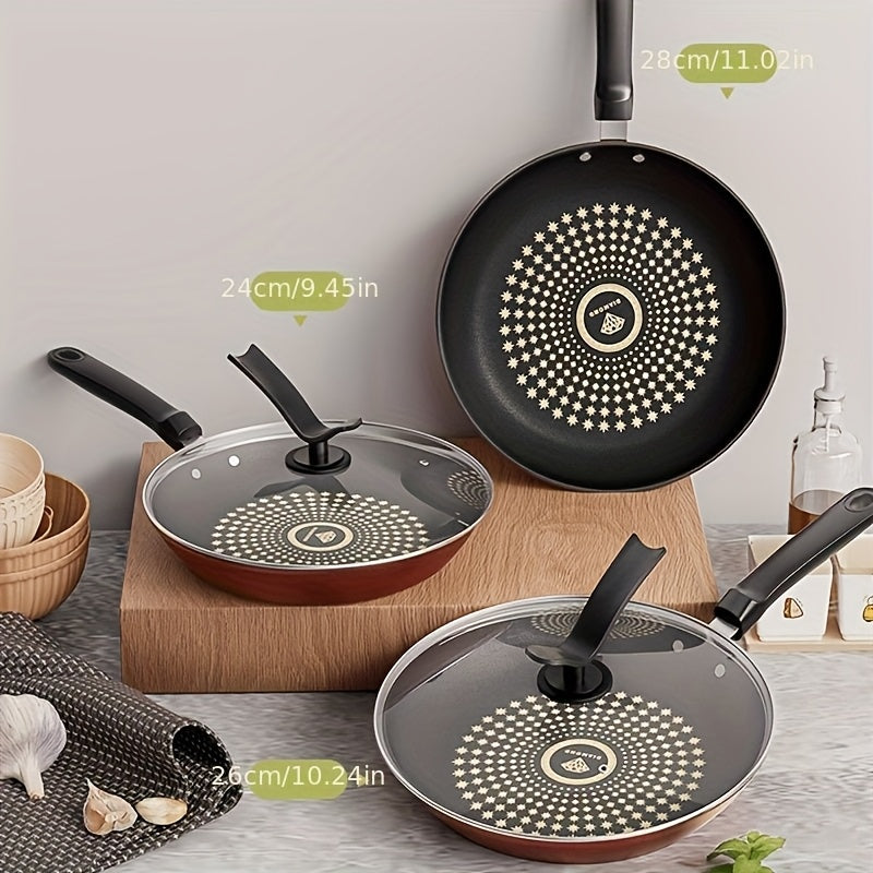 Cast Iron Frying Pan Set With Lid