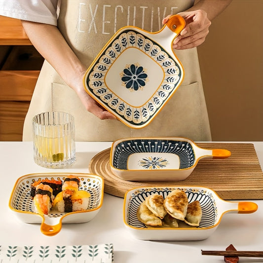 4pcs Single Handle Baking Pan