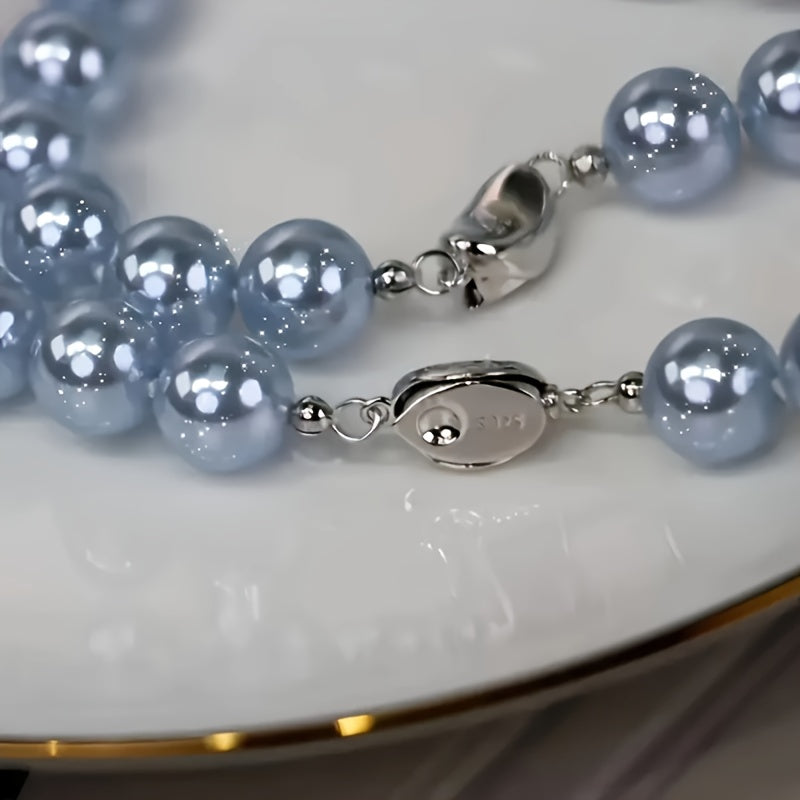 Blue Sea Saltwater Pearl Necklace