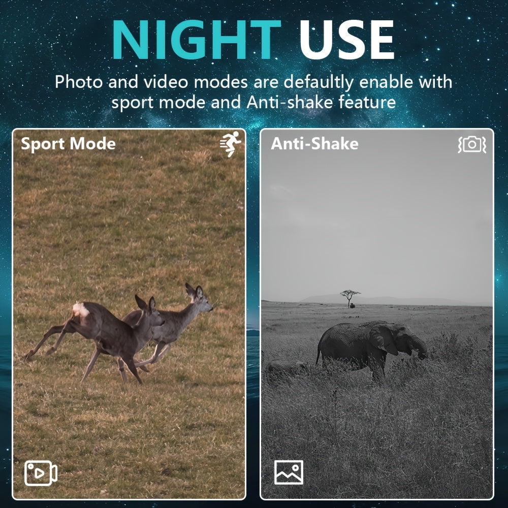 Night Vision Binoculars - Record Video & Photo