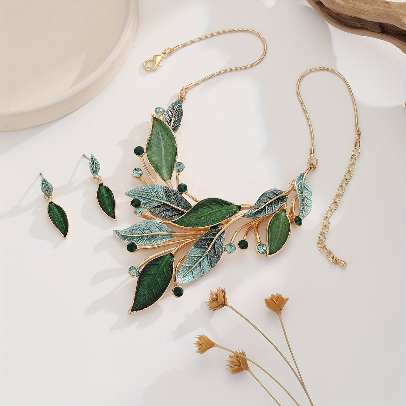 18K Golden Plated Vintage Boho Jewelry Set